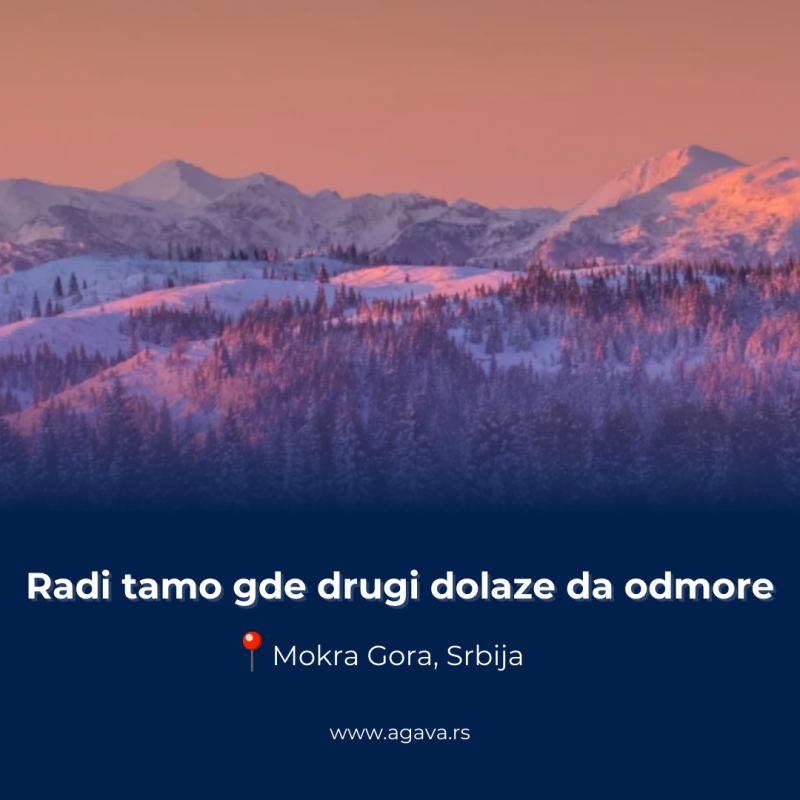 RAD U HOTELU- Mokra Gora